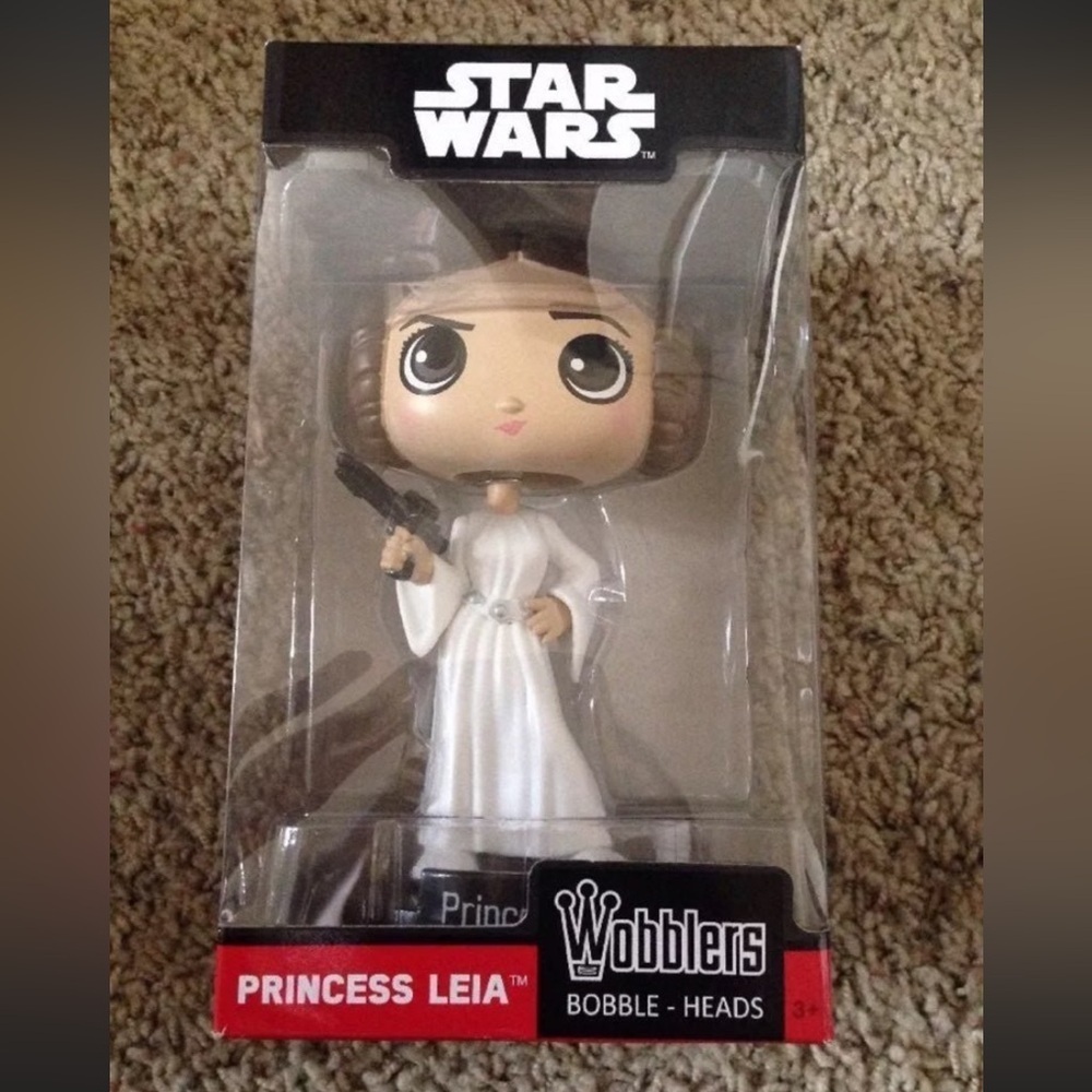 Star Wars Funko pop Princess Leia wobblers